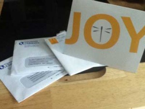 Joy Card in the Mail