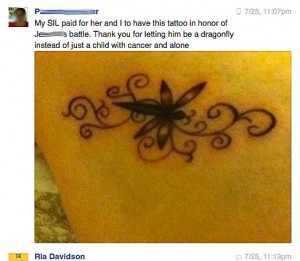 The Lady With The Dragonfly Tattoo