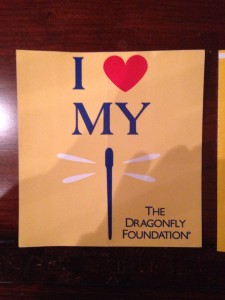 I Love My Dragonfly Bumper Sticker