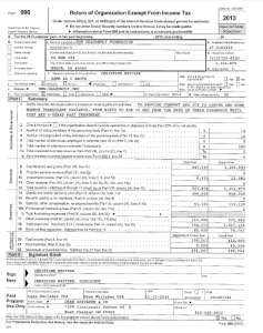 IRS Form 990 2013