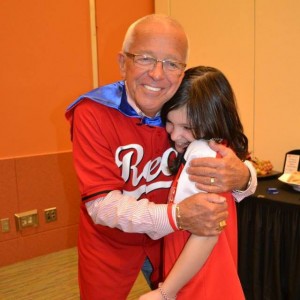 A Dragonfly with Marty Brennaman from the Reds at Reds Fest