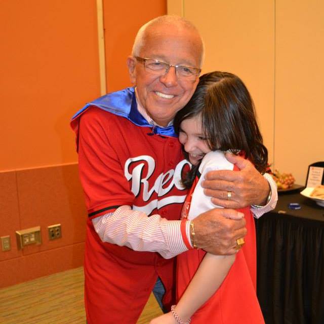 A Dragonfly with Marty Brennaman from the Reds at Reds Fest