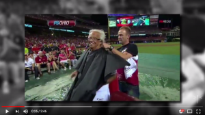 Screenshot of Forty Four Award Video with Marty Brennaman